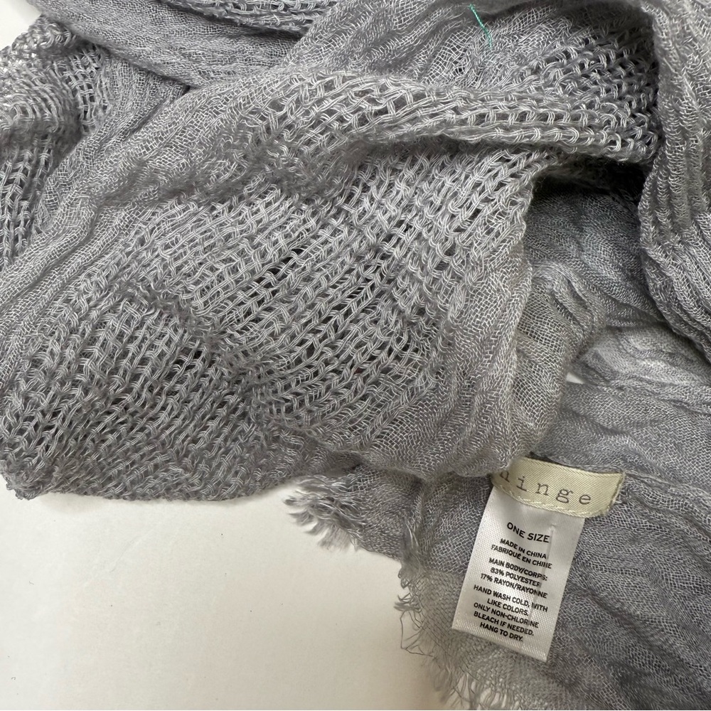 Hinge Soft Grey Scarf NWT - Picture 3 of 5